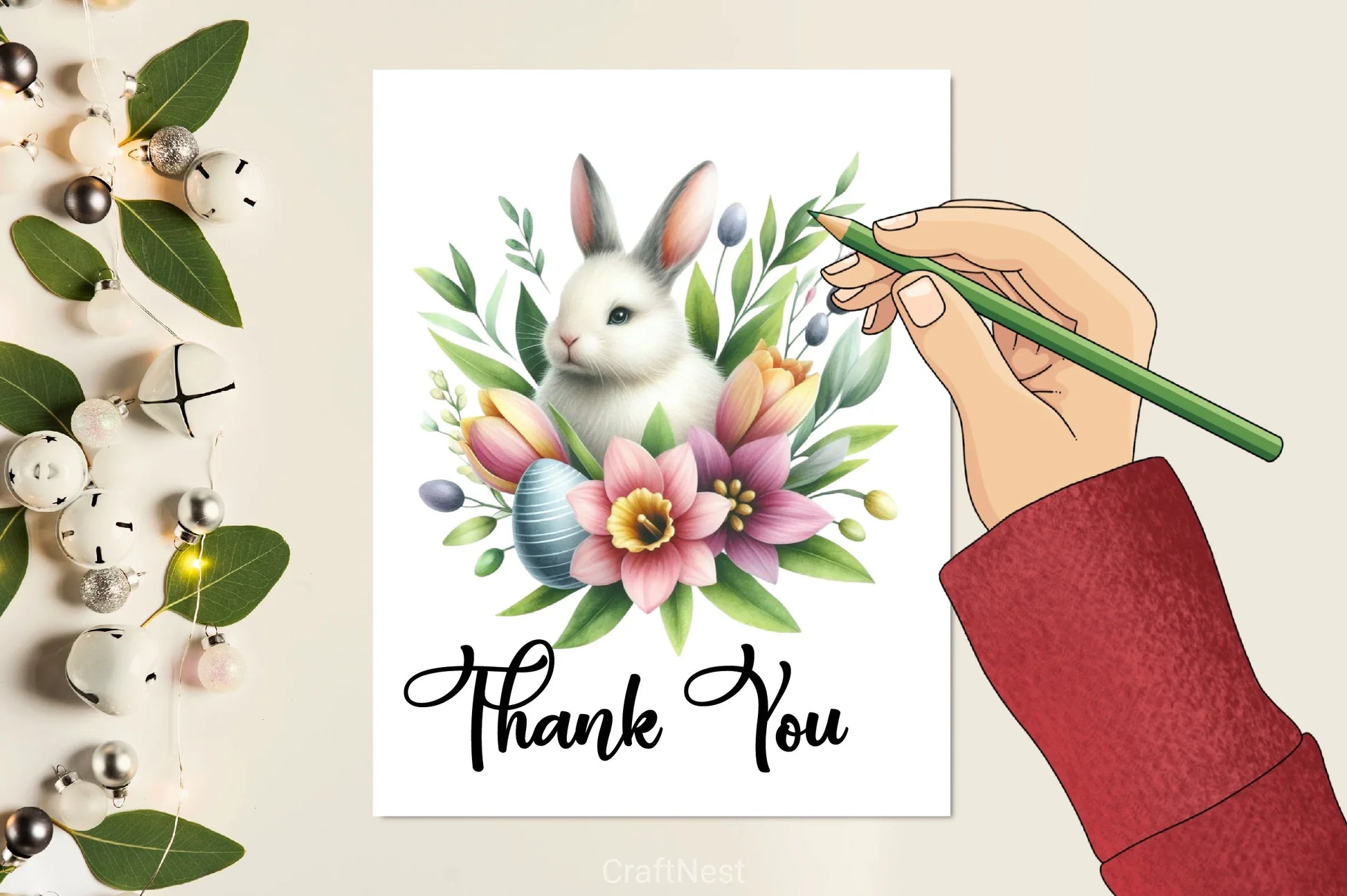 Easter Bunny Clipart Bundle 33 - CraftNest - Digital Crafting and Art