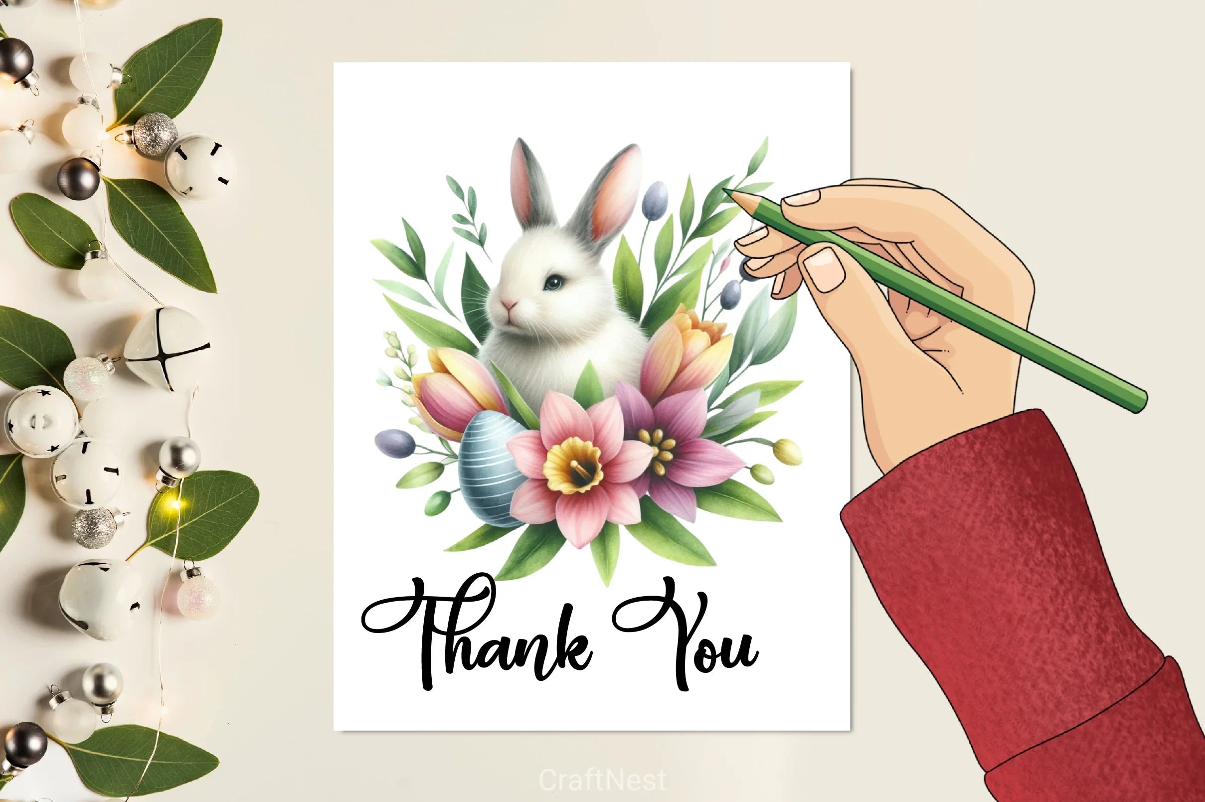 Easter Bunny Clipart Bundle 33 - CraftNest - Digital Crafting and Art