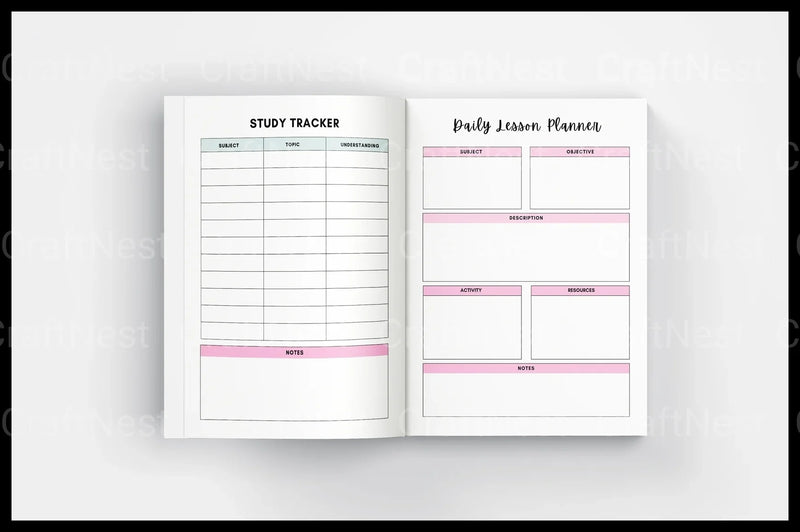 Student Progress Organizer for Effective Tracking - CraftNest - Digital Crafting and Art
