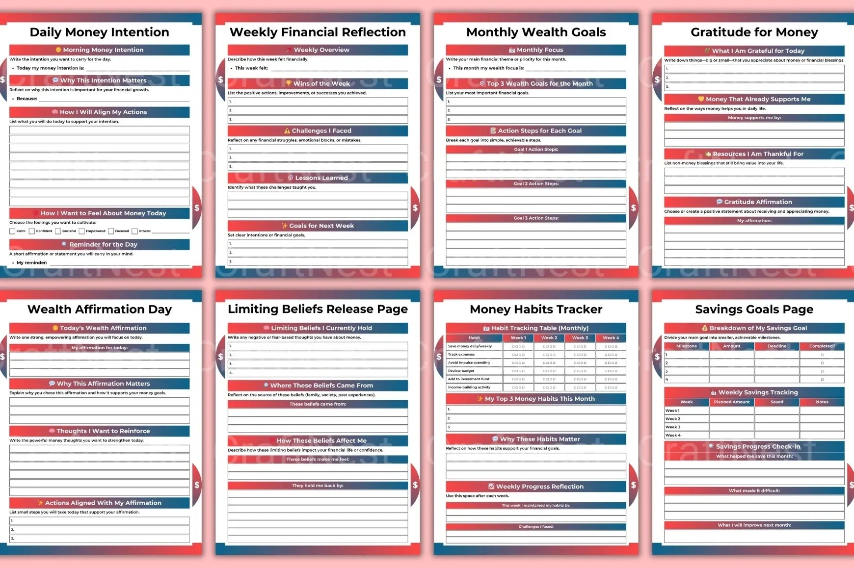 Money Mindset Transformation - CraftNest - Digital Crafting and Art