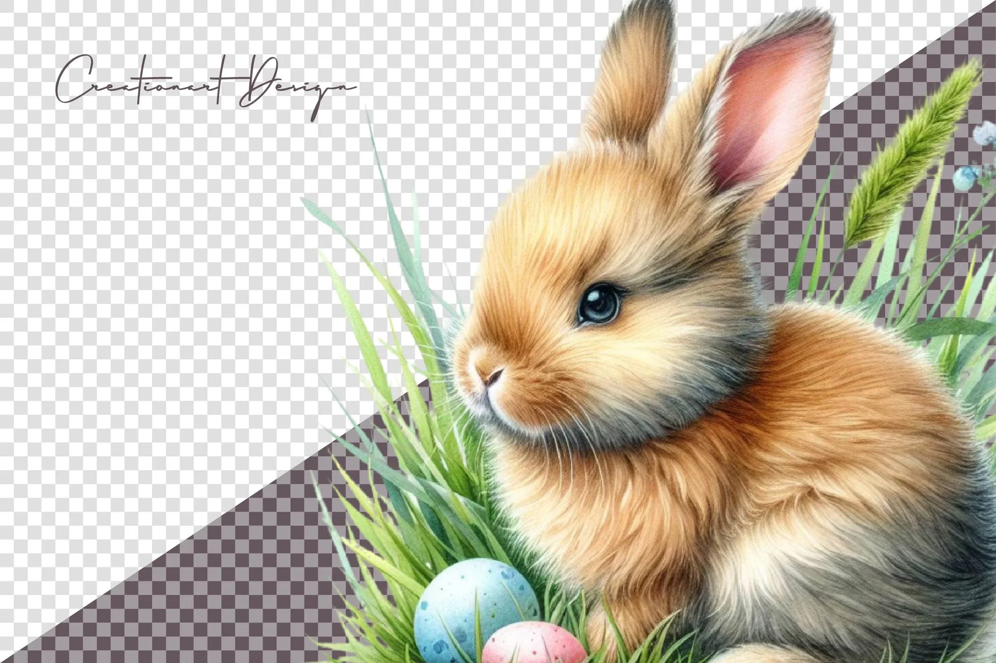 Easter Bunny Clipart Bundle 3 - CraftNest - Digital Crafting and Art