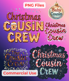 Cousin Crew Christmas Clipart Bundle - CraftNest - Digital Crafting and Art