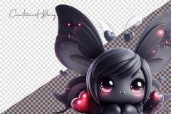 Cute Dark Butterfly Clipart Bundle - CraftNest - Digital Crafting and Art