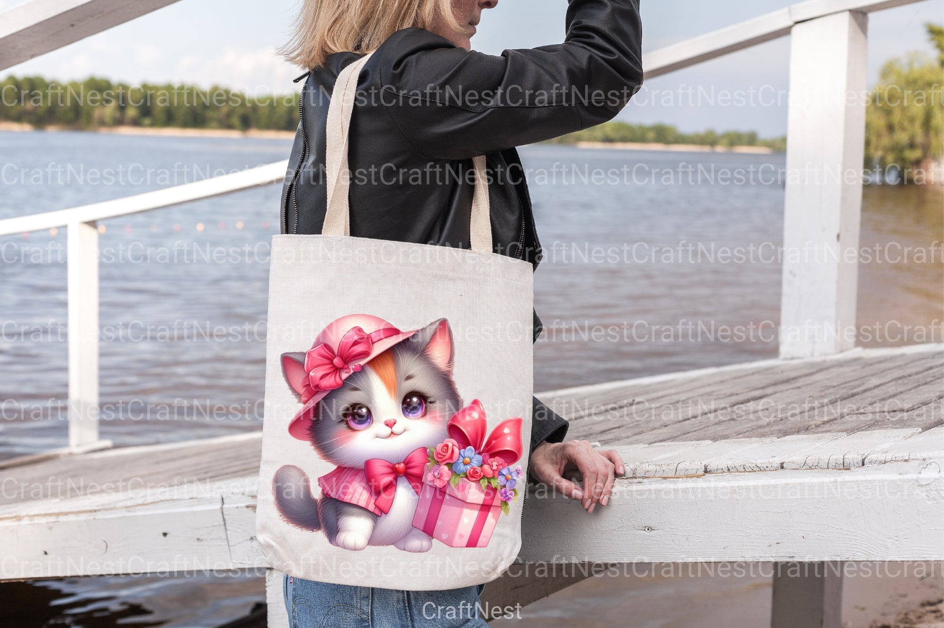 Valentine's Day Kitty Clipart Bundle - CraftNest - Digital Crafting and Art