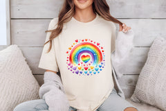 Valentine's Day Rainbow Clipart Bundle - CraftNest - Digital Crafting and Art