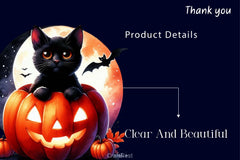 Halloween Black Cat Clipart Bundle 9 - CraftNest - Digital Crafting and Art