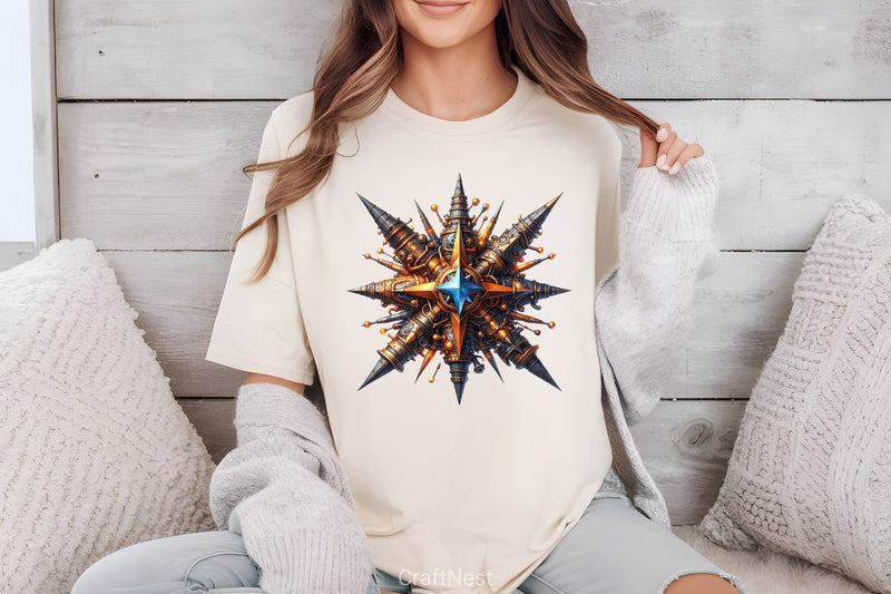 Steampunk Christmas Clipart Bundle - CraftNest - Digital Crafting and Art