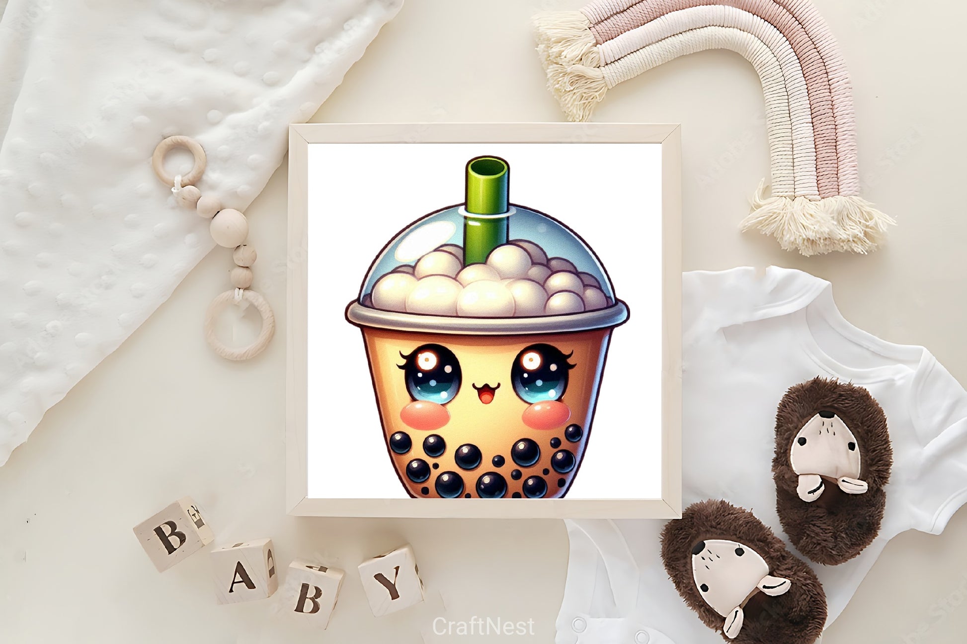 Kawaii Boba Tea Clipart Bundle - CraftNest - Digital Crafting and Art