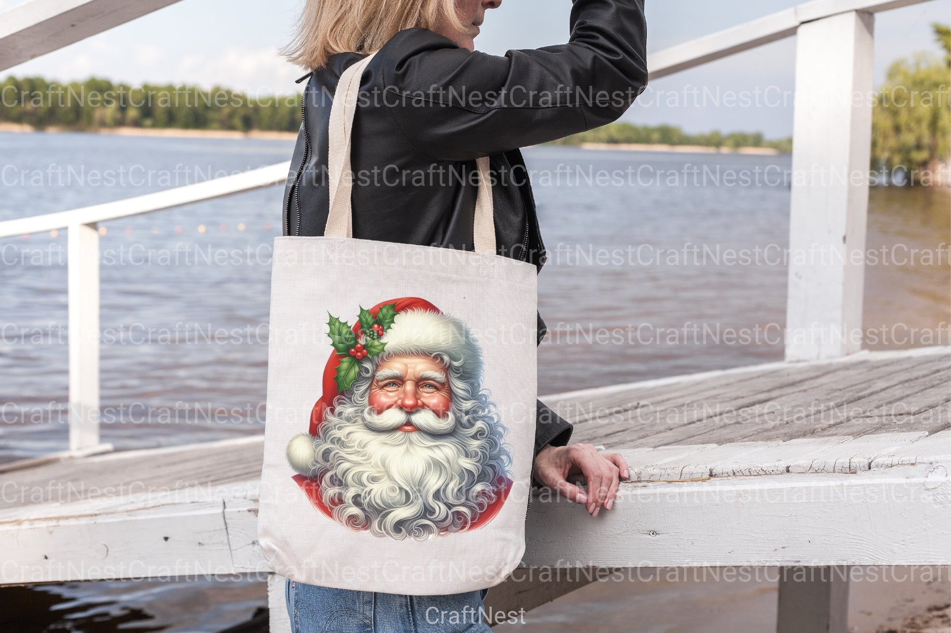 Christmas Red Santa Claus Clipart Bundle - CraftNest - Digital Crafting and Art