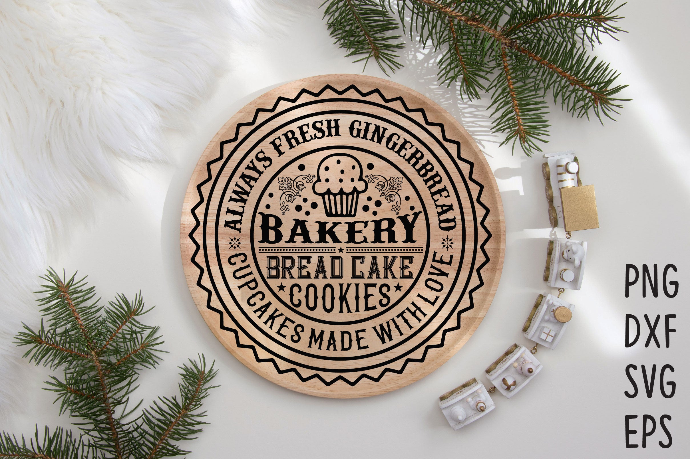 Christmas Round Sign SVG Bundle - CraftNest - Digital Crafting and Art