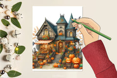 Vintage Halloween Clipart Bundle 9 - CraftNest - Digital Crafting and Art