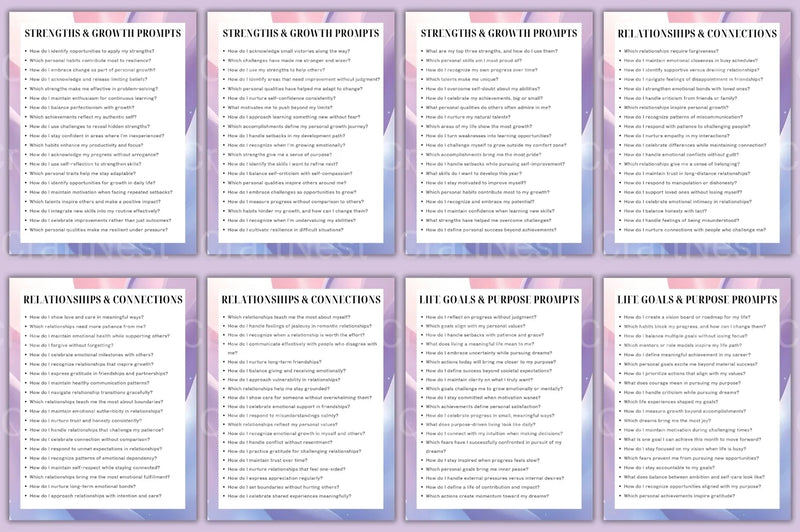 Self Discovery Prompt Vault - CraftNest - Digital Crafting and Art