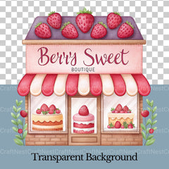 Village Shops Bakeries Clipart Bundle - CraftNest - Digital Crafting and Art