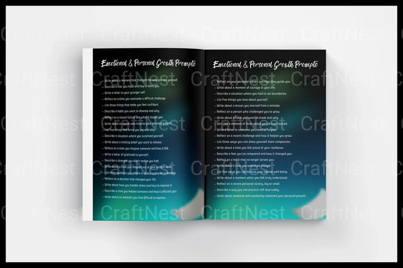 Creative Writing Prompts Book - CraftNest - Digital Crafting and Art