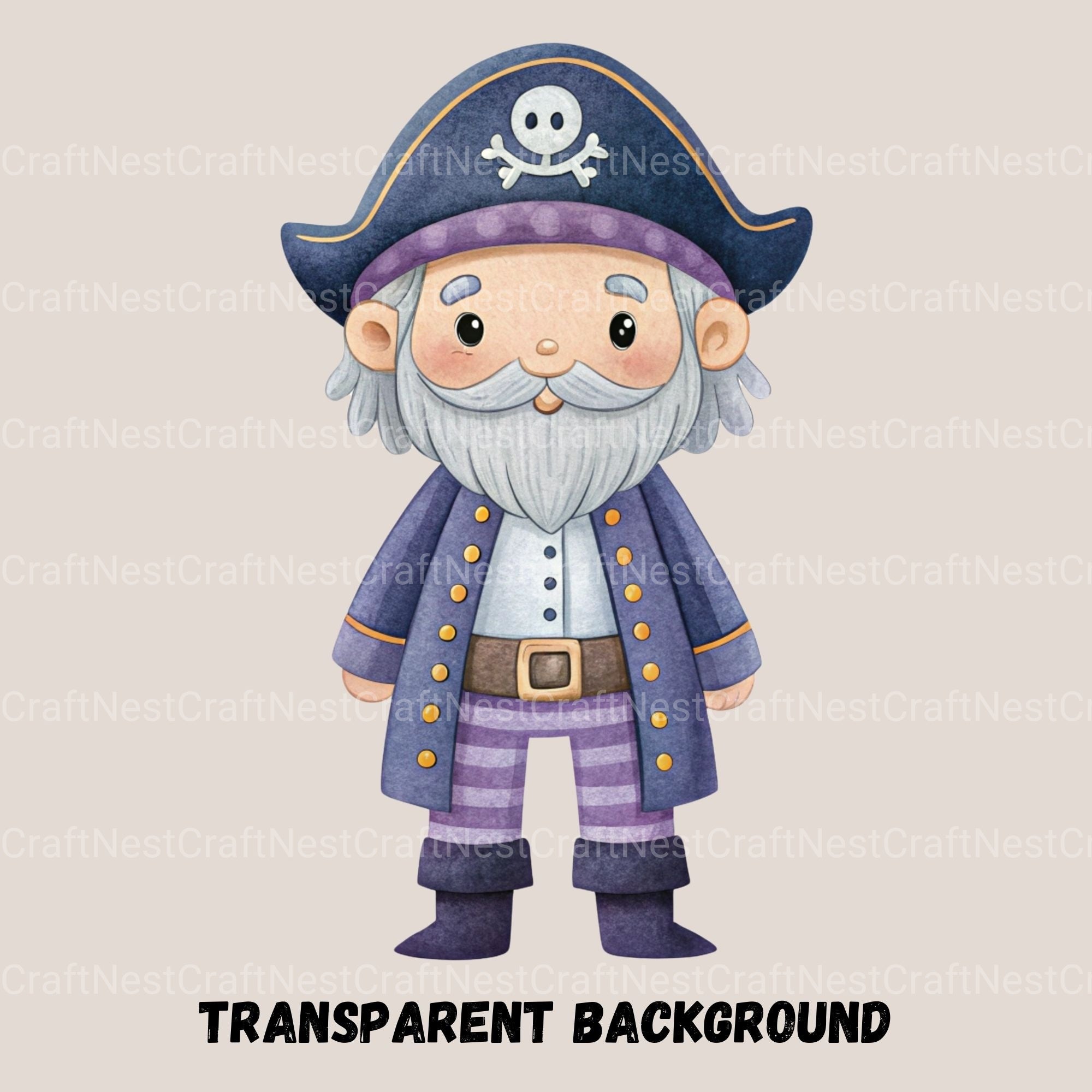 Pirates Little Boys Clipart Bundle - CraftNest - Digital Crafting and Art