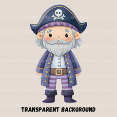 Pirates Little Boys Clipart Bundle - CraftNest - Digital Crafting and Art