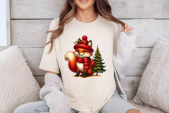 Christmas Fox Clipart Bundle - CraftNest - Digital Crafting and Art