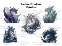 Manga Anime Dragons Clipart - CraftNest