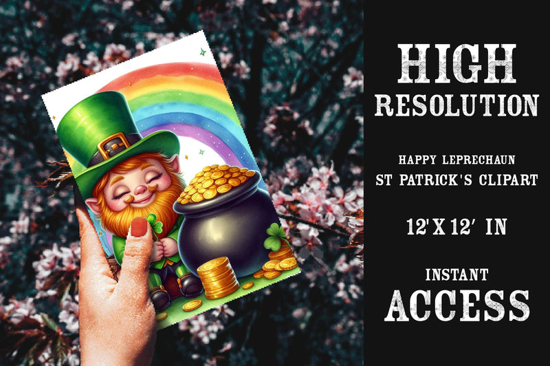 Happy Leprechaun St Patrick'S Clipart Bundle - CraftNest - Digital Crafting and Art