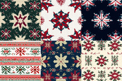 Christmas Pattern Background Clipart Bundle - CraftNest - Digital Crafting and Art
