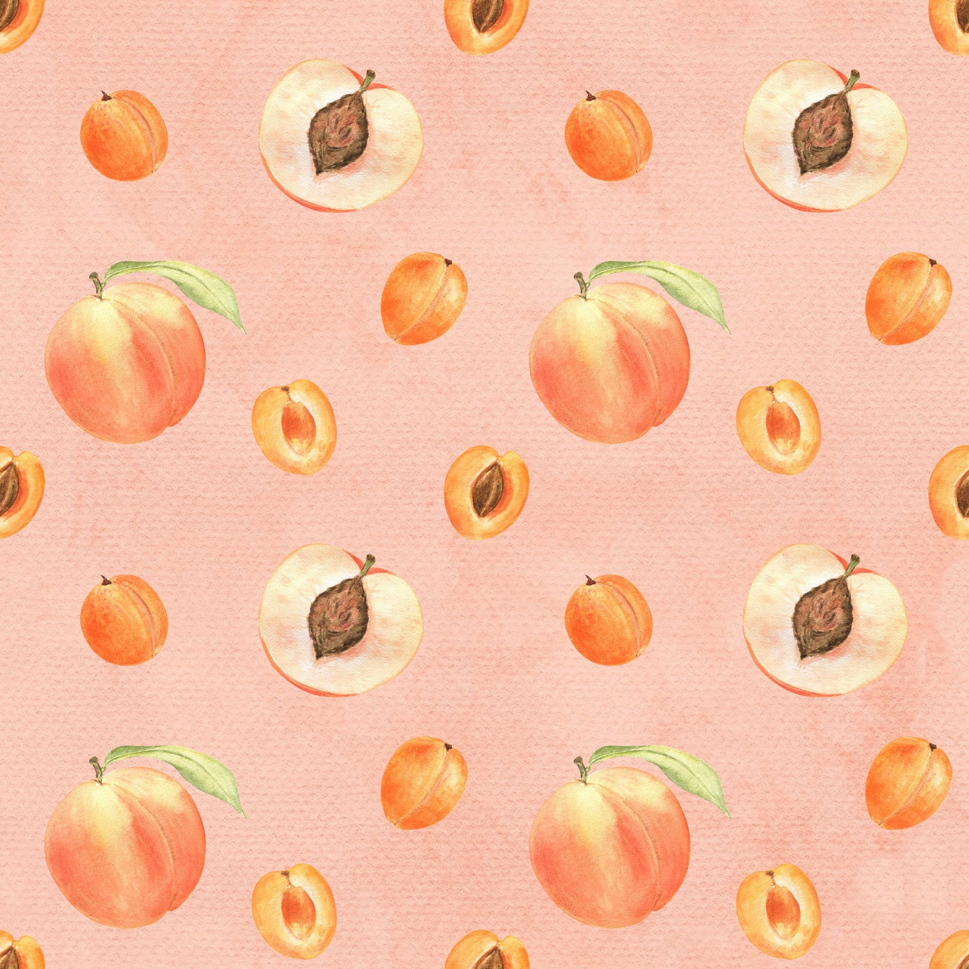 Cottage Chic Peach Seamless Digital Paper - CraftNest - Digital Crafting and Art