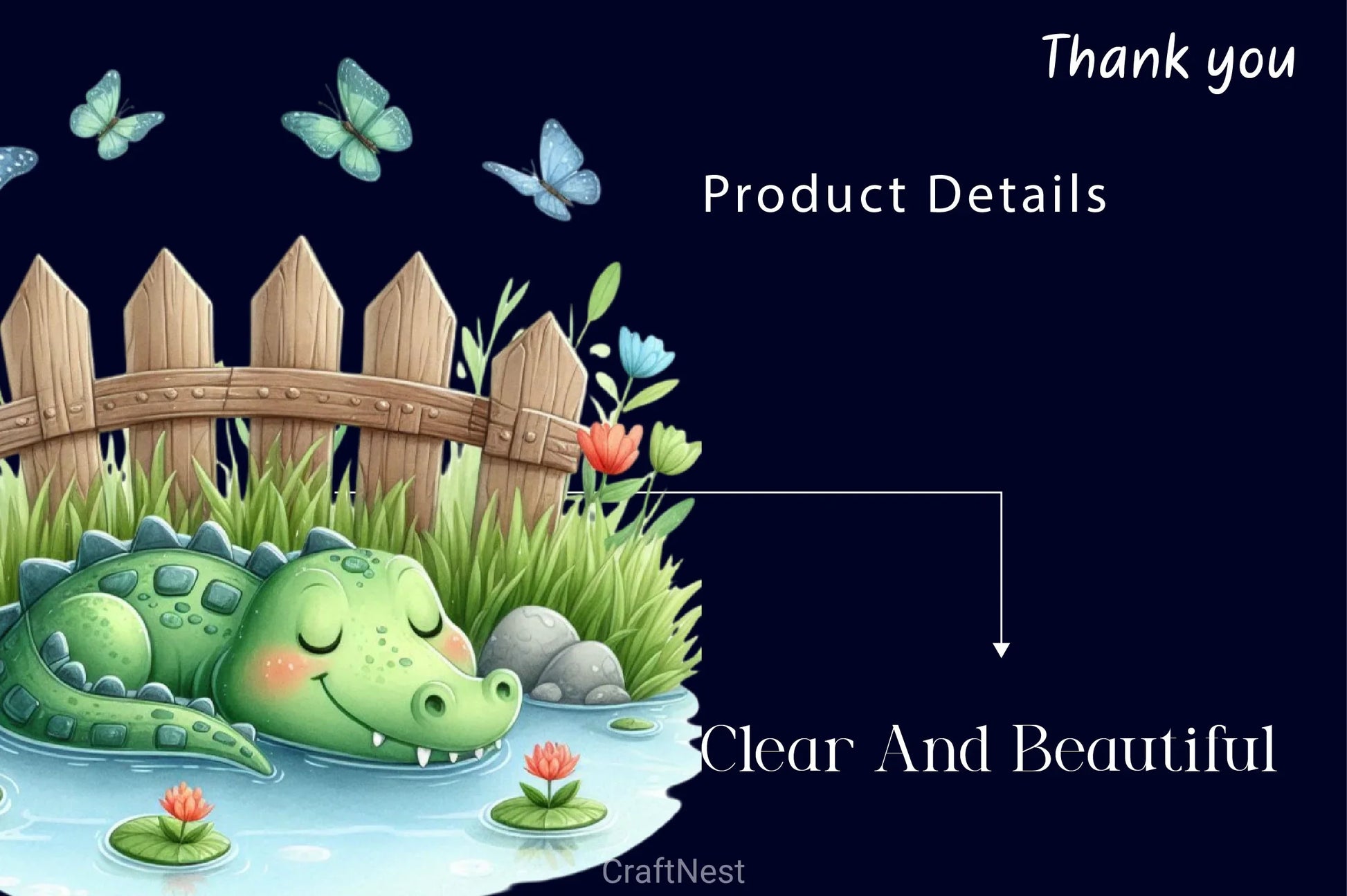 Sleeping Crocodile Clipart Bundle - CraftNest - Digital Crafting and Art