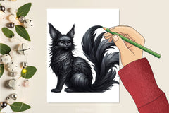 Dark Fairy Cat Clipart Bundle - CraftNest - Digital Crafting and Art