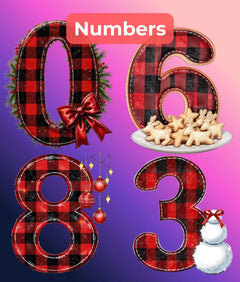 Christmas Flannel Clipart Bundle - CraftNest - Digital Crafting and Art
