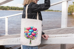 Valentine Heart Balloons Clipart Bundle - CraftNest - Digital Crafting and Art