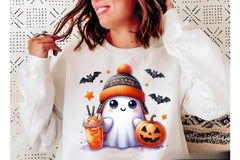 Cute Ghost Cute Halloween Clipart Bundle 6 - CraftNest - Digital Crafting and Art