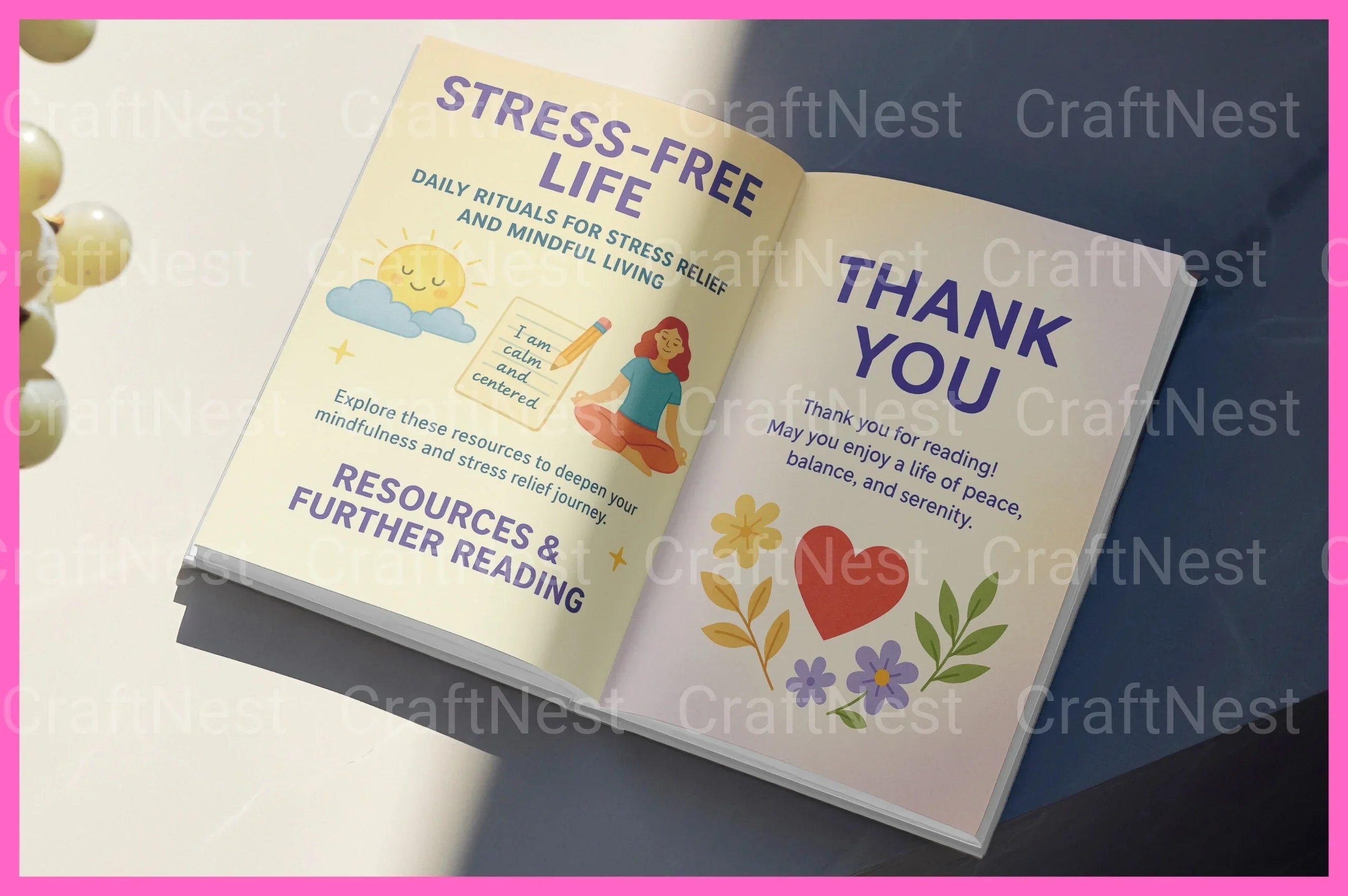 Stress-Free Life Guide - CraftNest - Digital Crafting and Art