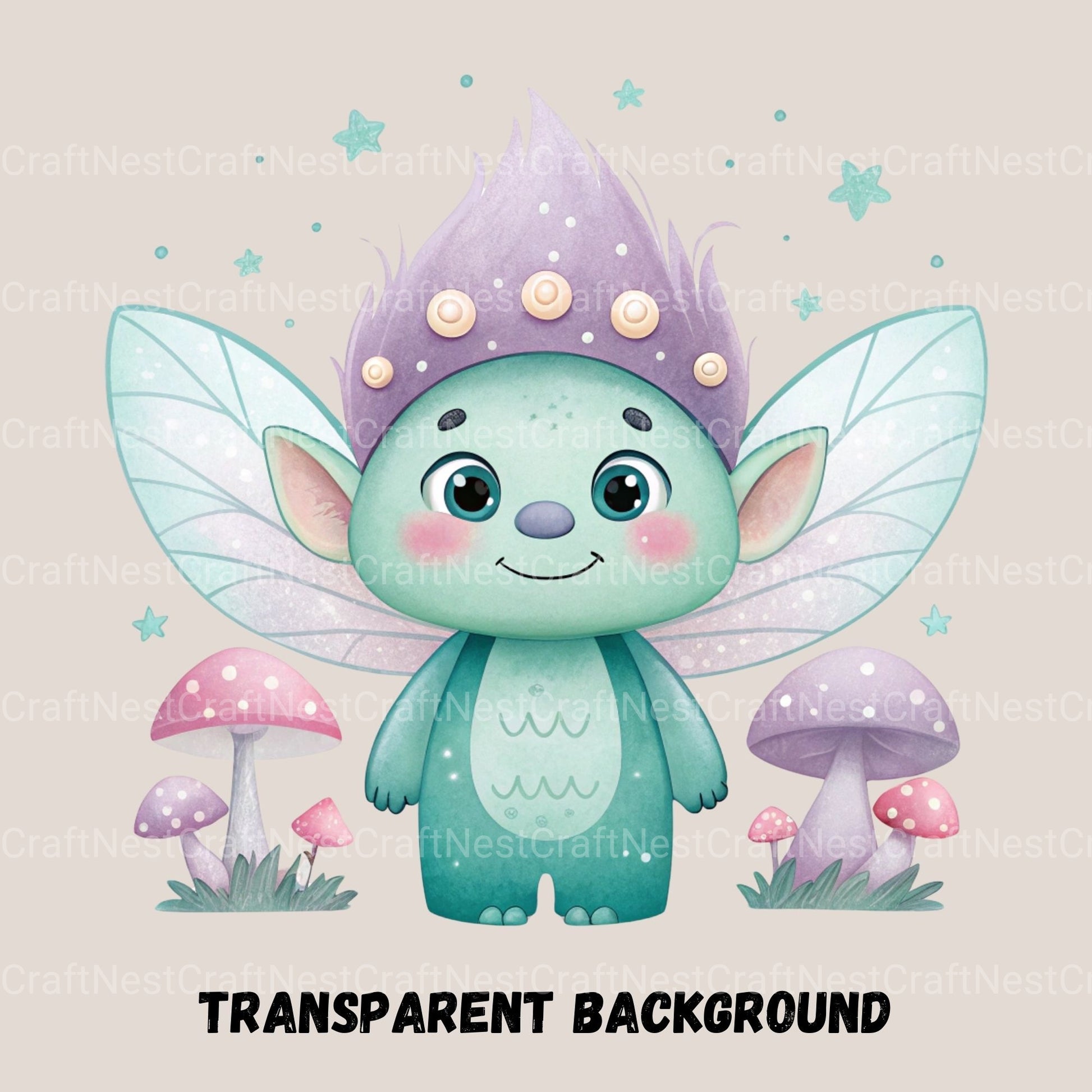 Trolls Updated Clipart Bundle - CraftNest - Digital Crafting and Art