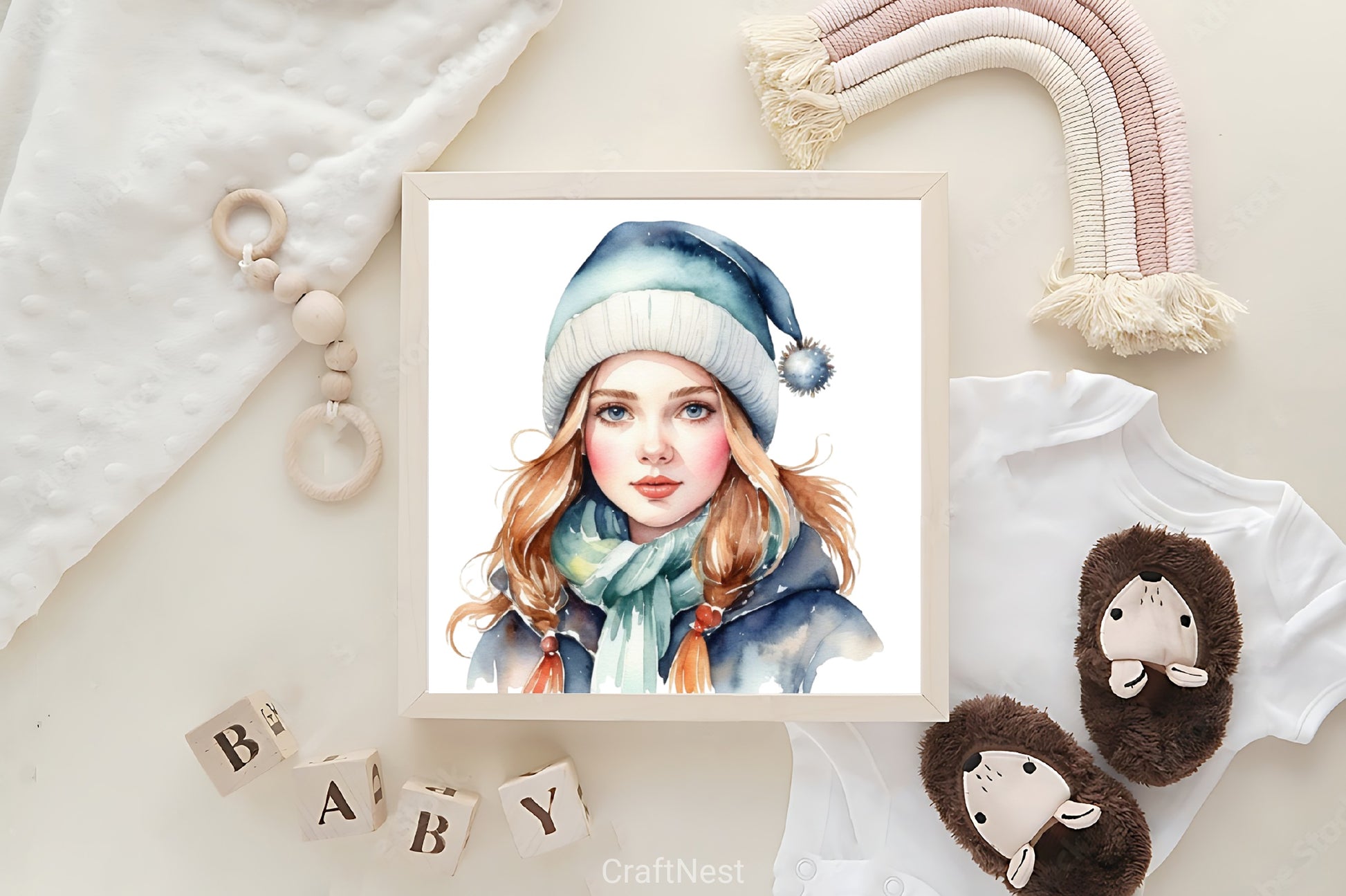 Christmas Winter Girl Clipart Bundle - CraftNest - Digital Crafting and Art