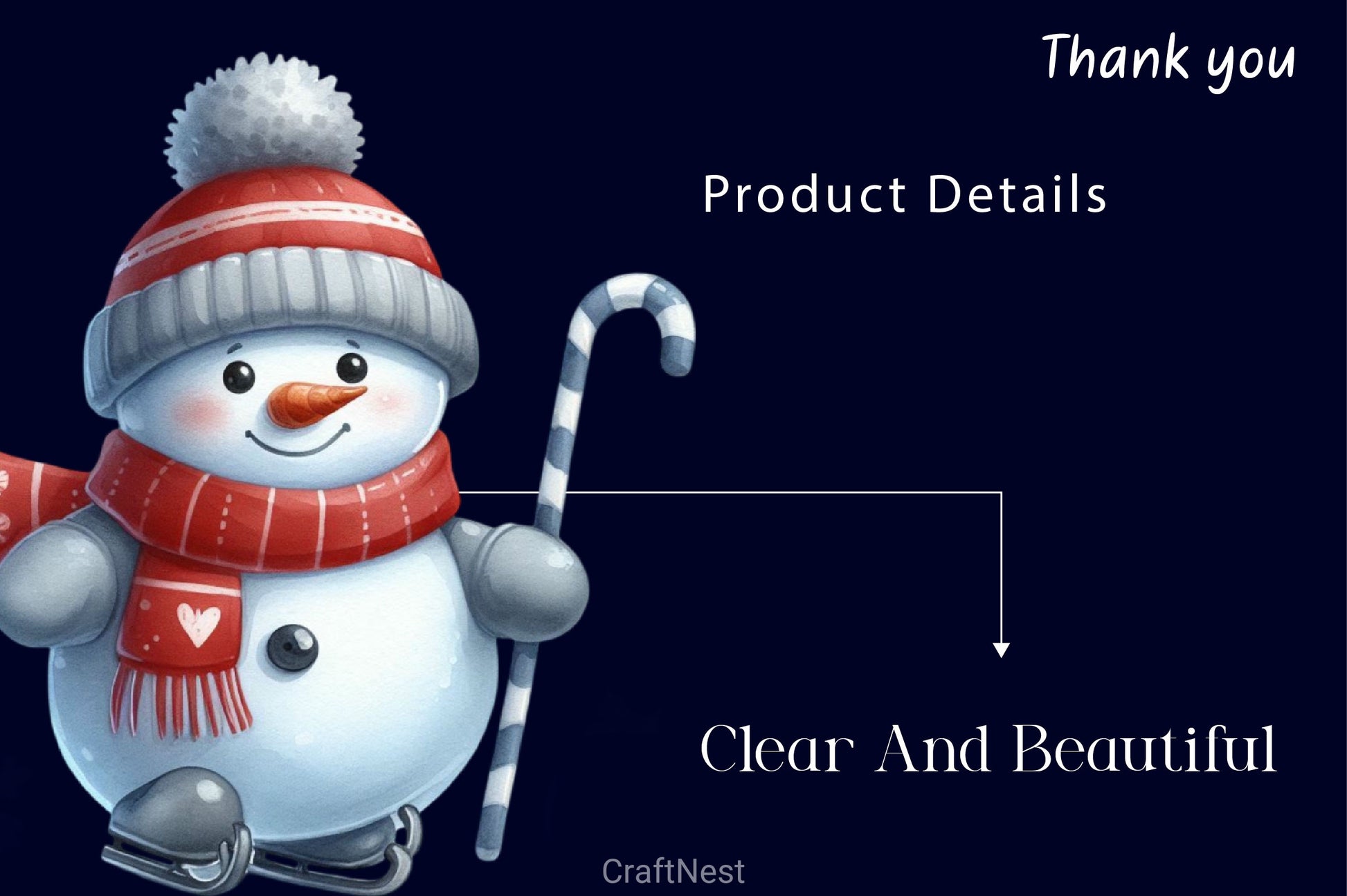 Christmas Snowman Clipart Bundle 4 - CraftNest - Digital Crafting and Art