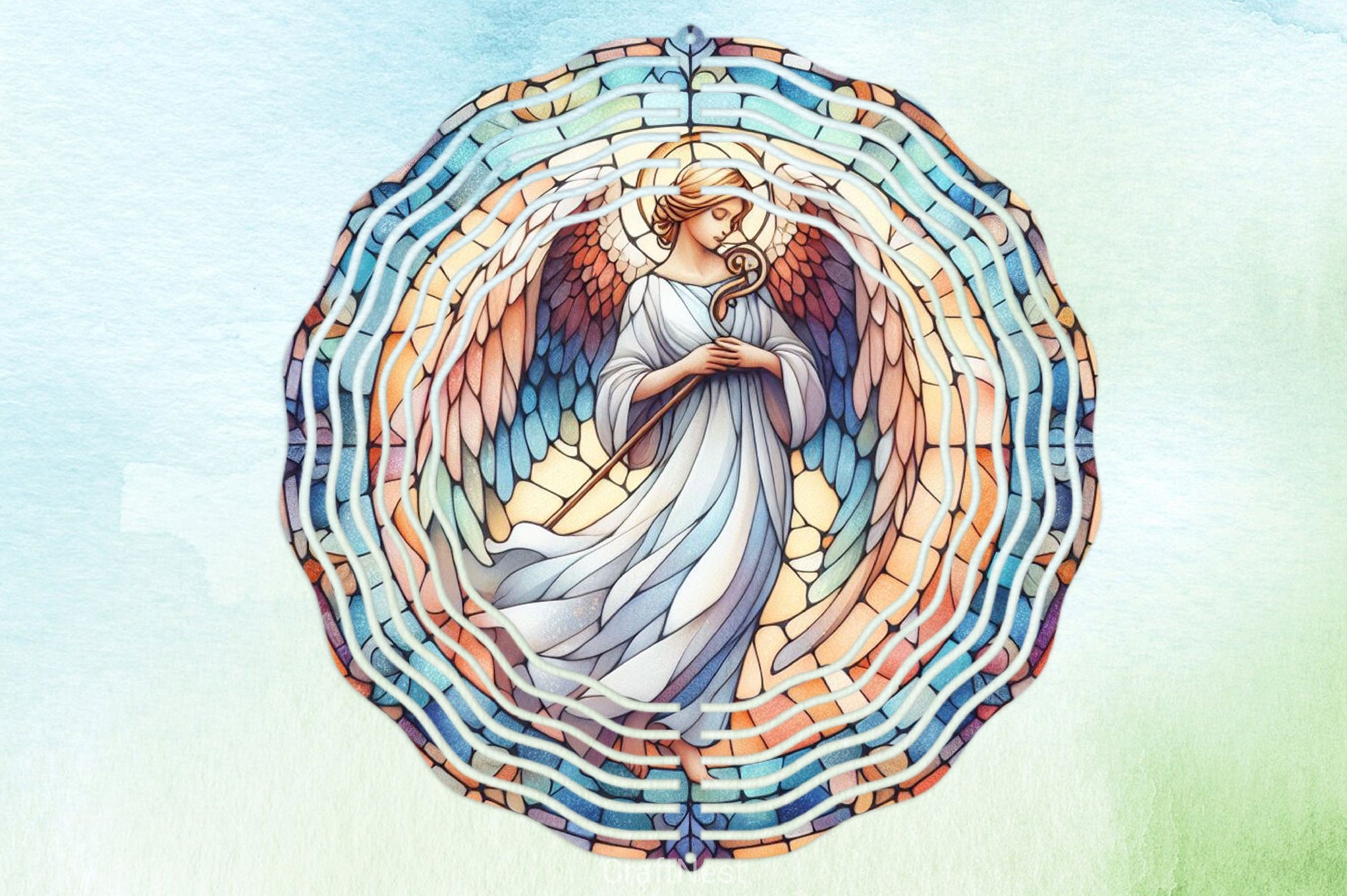 Stained Glass Angel Fairy Clipart Bundle - CraftNest - Digital Crafting and Art