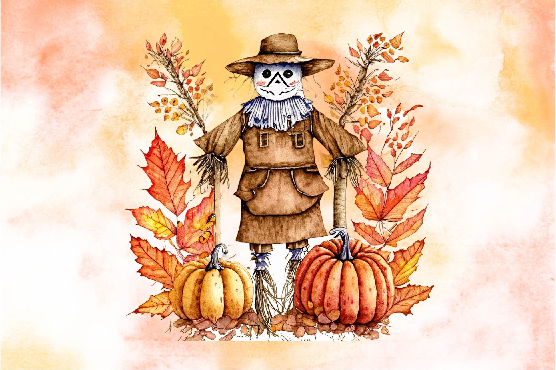 Scarecrow Autumn Clipart Bundle - CraftNest - Digital Crafting and Art