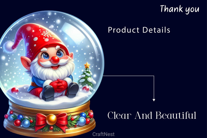 Christmas Funny Gnome Clipart Bundle 2 - CraftNest - Digital Crafting and Art