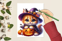 Cute Halloween Cat Clipart Bundle - CraftNest - Digital Crafting and Art