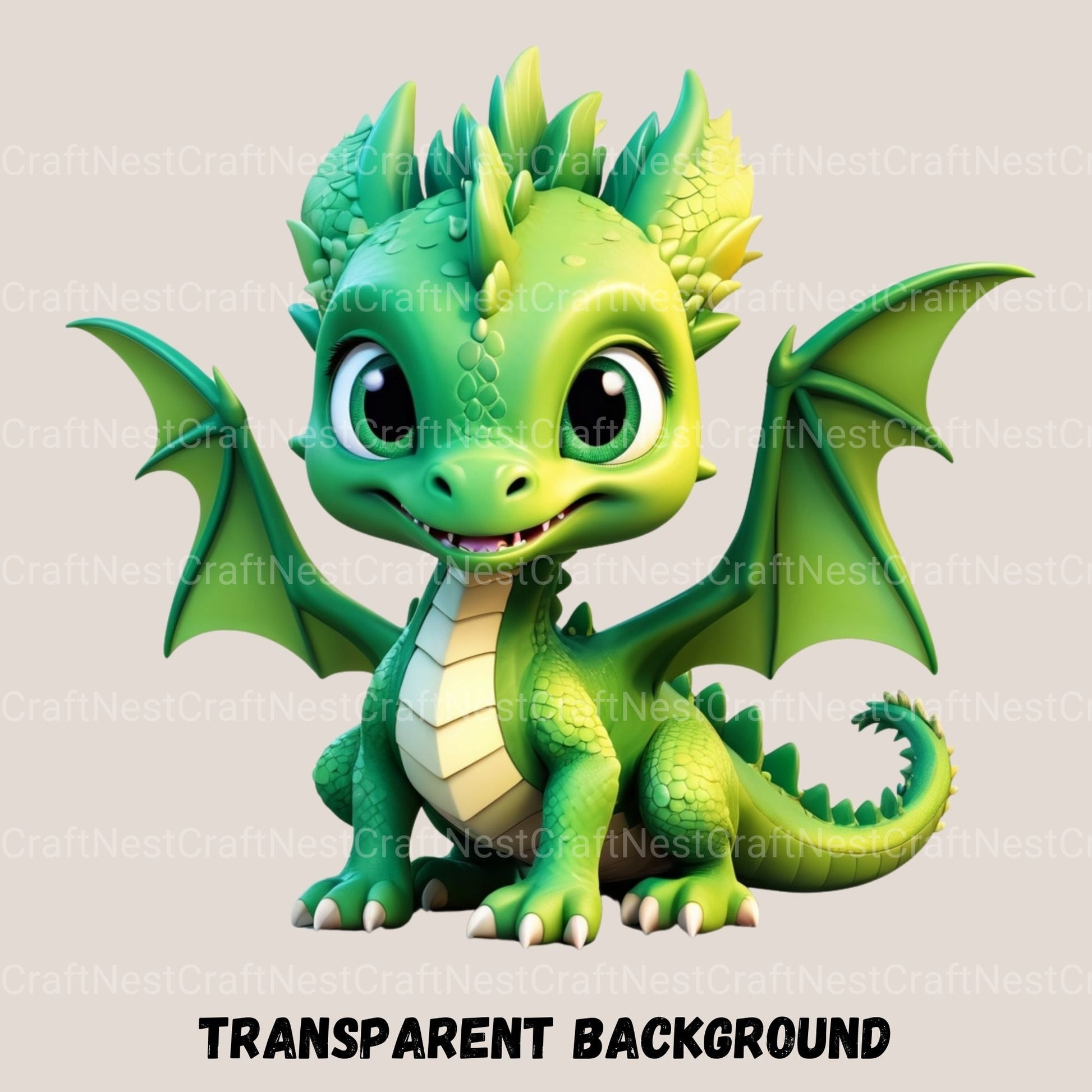 Dragons 3D Clipart Bundle - CraftNest - Digital Crafting and Art