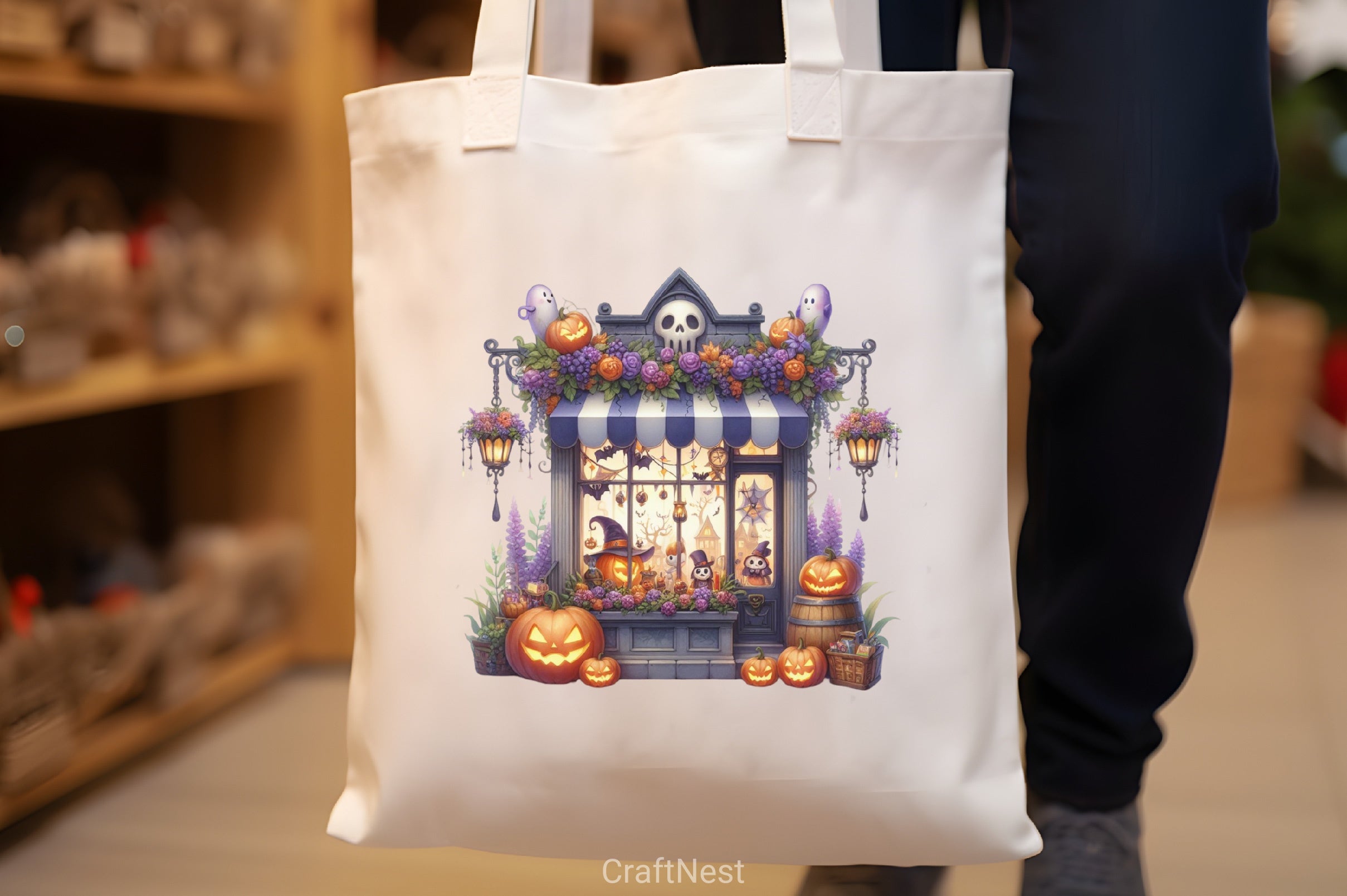 Halloween Storefront Clipart Bundle - CraftNest - Digital Crafting and Art