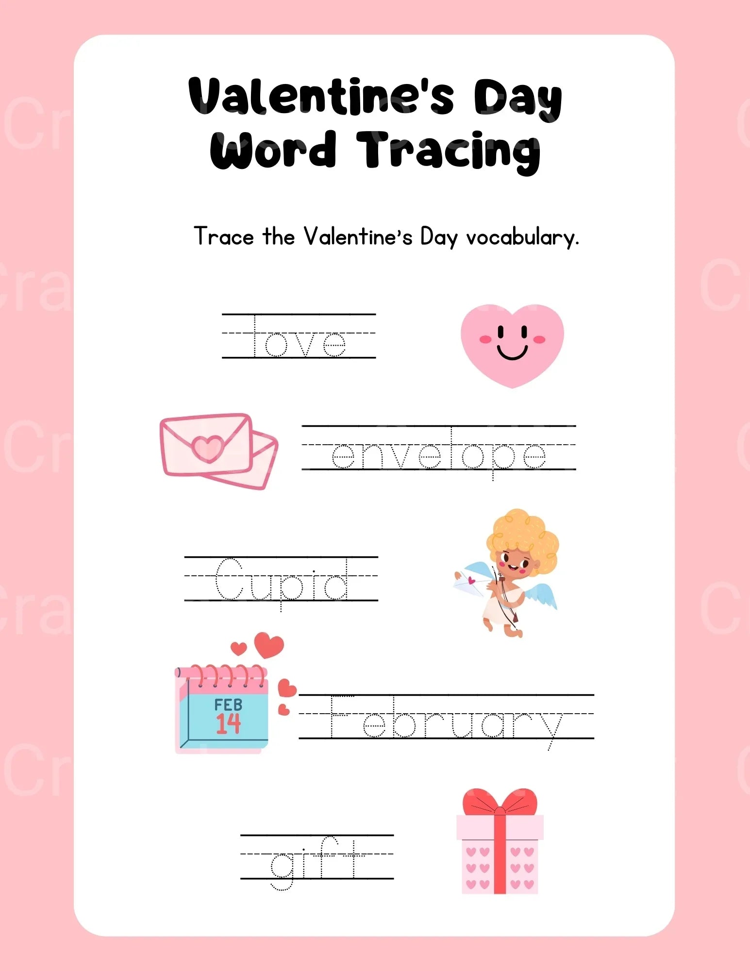 Valentine's Day Activity Book for Kids - CraftNest - Digital Crafting and Art