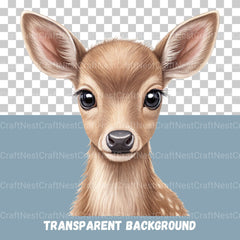 Woodland Animals 2 Clipart Bundle 4 - CraftNest - Digital Crafting and Art