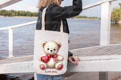 Valentine's Baby Bear Love Clipart Bundle - CraftNest - Digital Crafting and Art