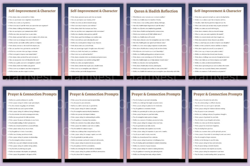 Islamic Mindfulness Prompts for Spiritual Growth - CraftNest - Digital Crafting and Art