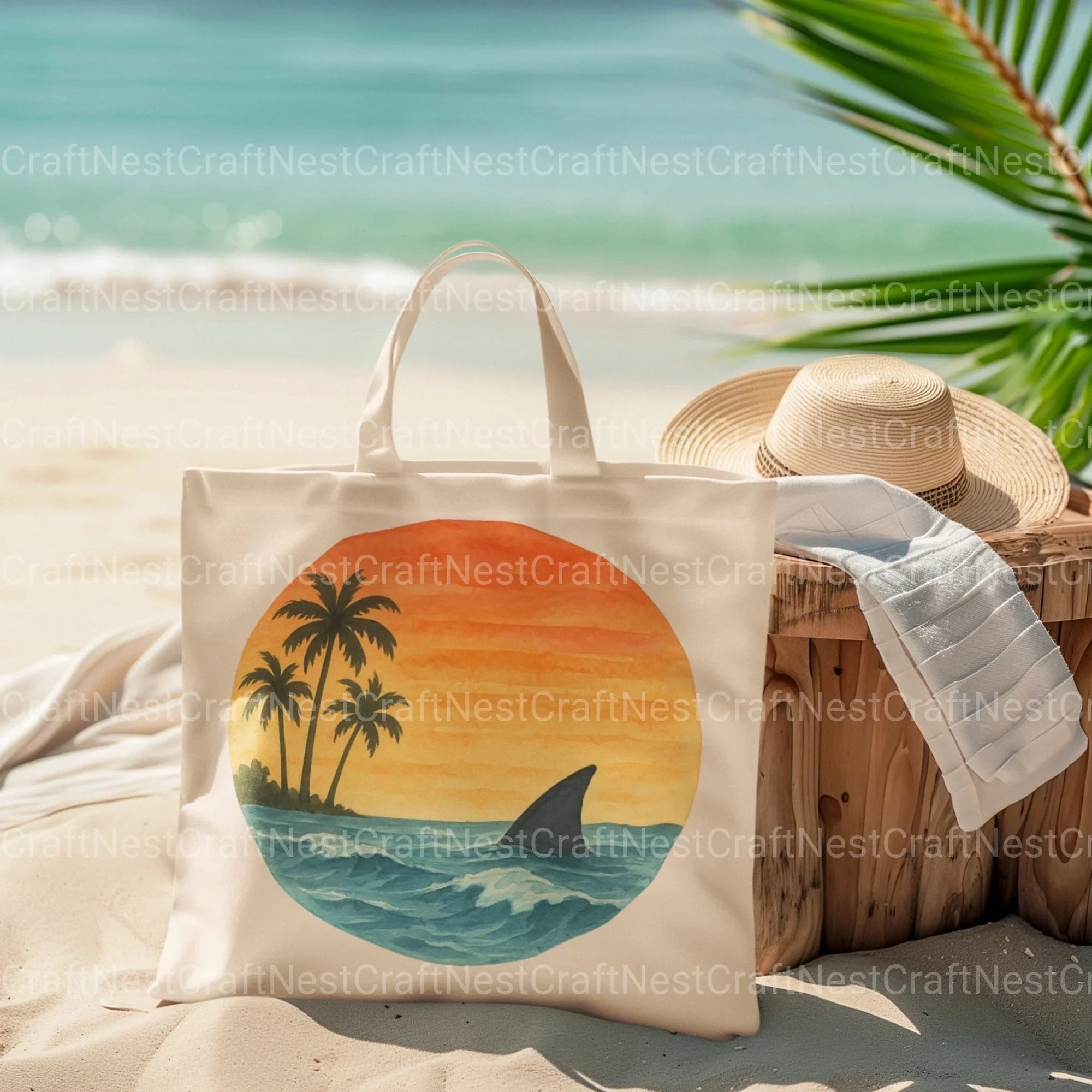 Retro Sunset Scenes Clipart Bundle - CraftNest - Digital Crafting and Art