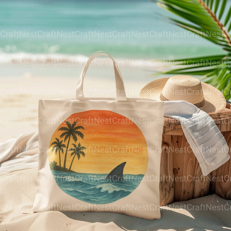 Retro Sunset Scenes Clipart Bundle - CraftNest - Digital Crafting and Art