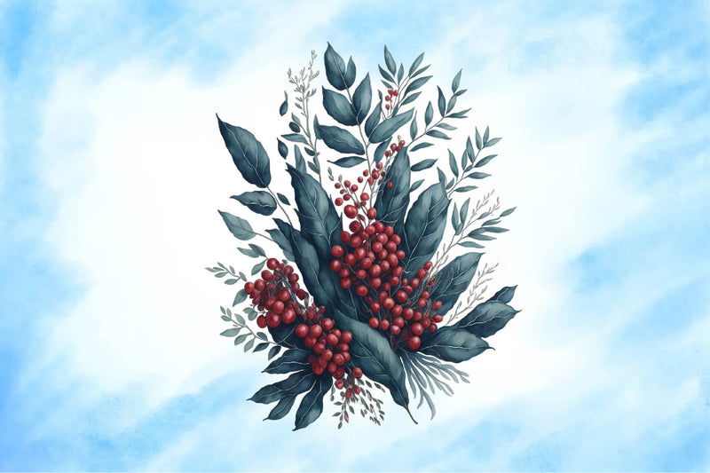 Christmas Wreath Clipart Bundle - CraftNest - Digital Crafting and Art