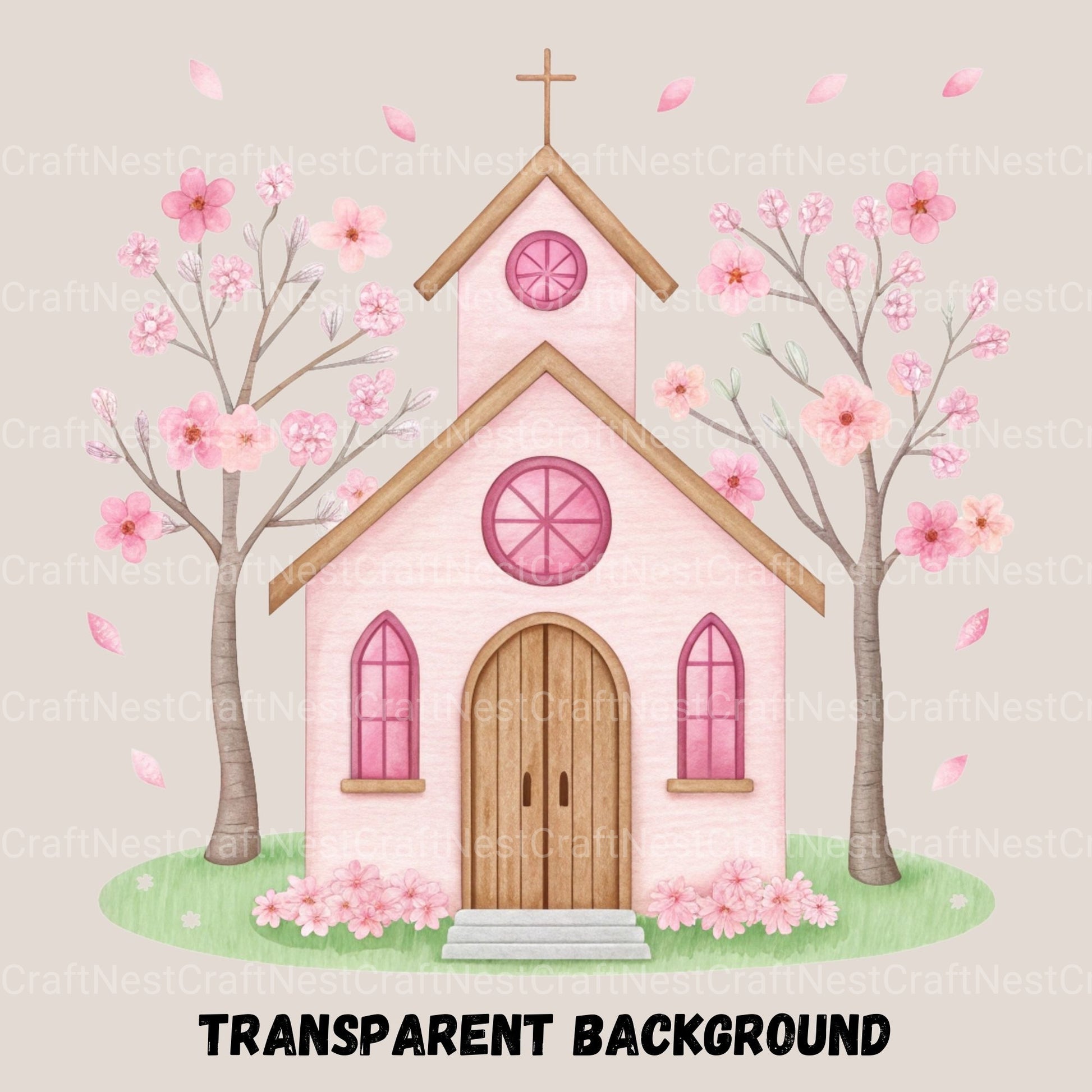 Countryside Churches Clipart Bundle - CraftNest - Digital Crafting and Art