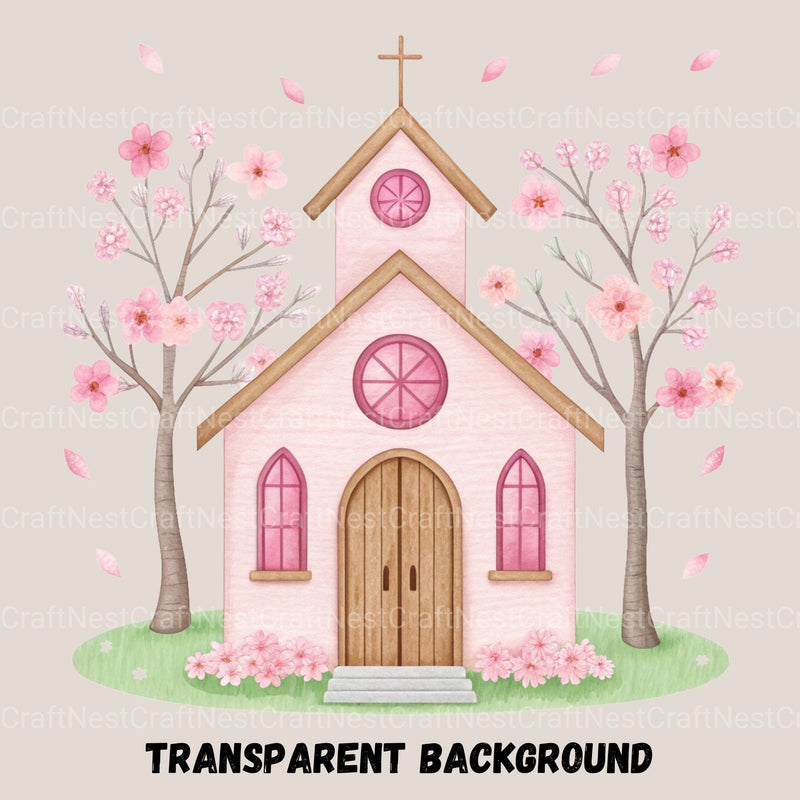 Countryside Churches Clipart Bundle - CraftNest - Digital Crafting and Art