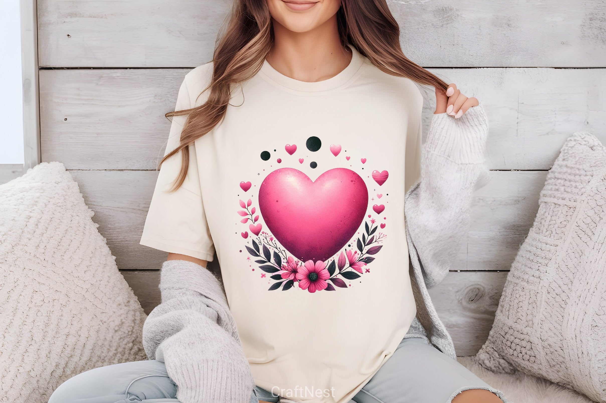 Valentine's Day Heart Clipart Bundle - CraftNest - Digital Crafting and Art